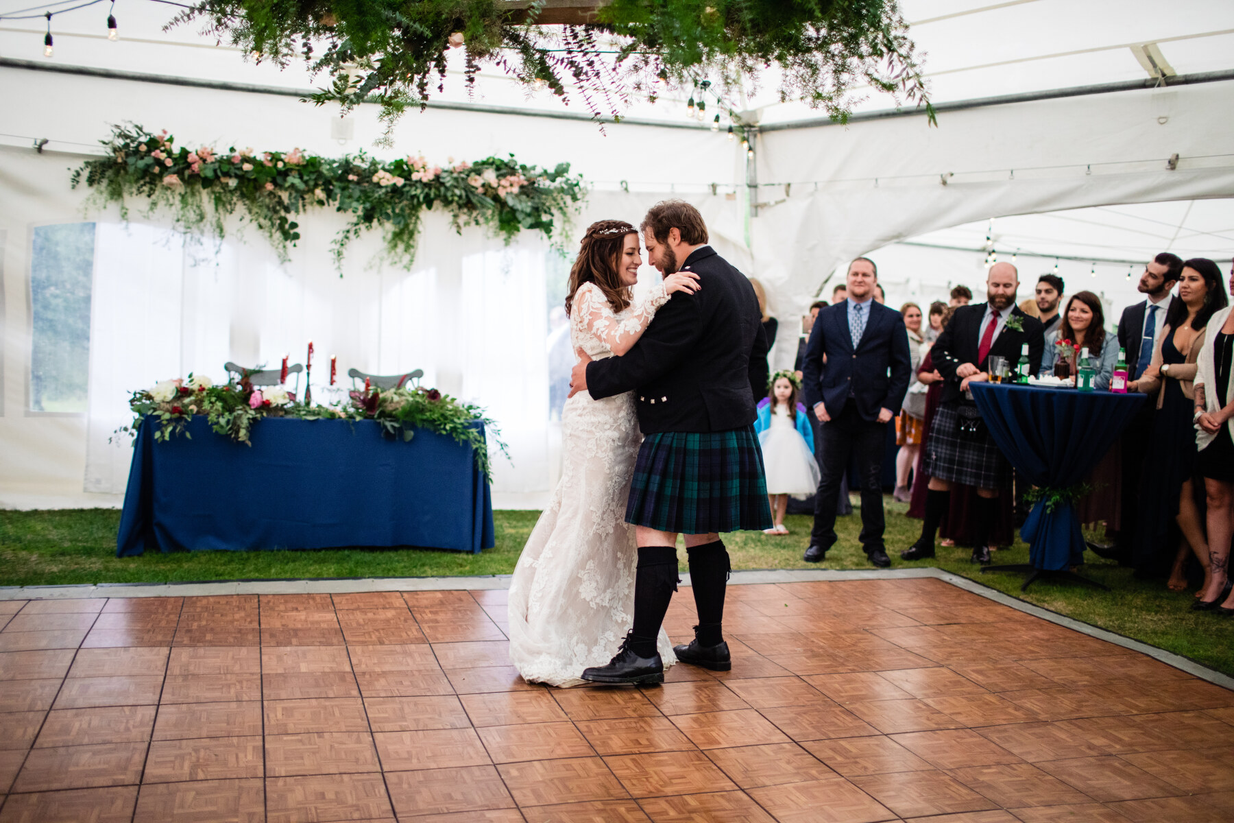 Bride and Groom first dance